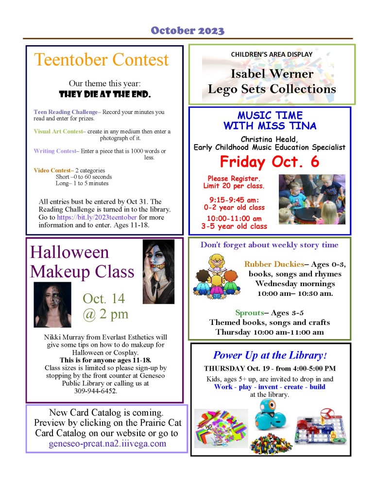 October Newsletter 2023 Page 2
