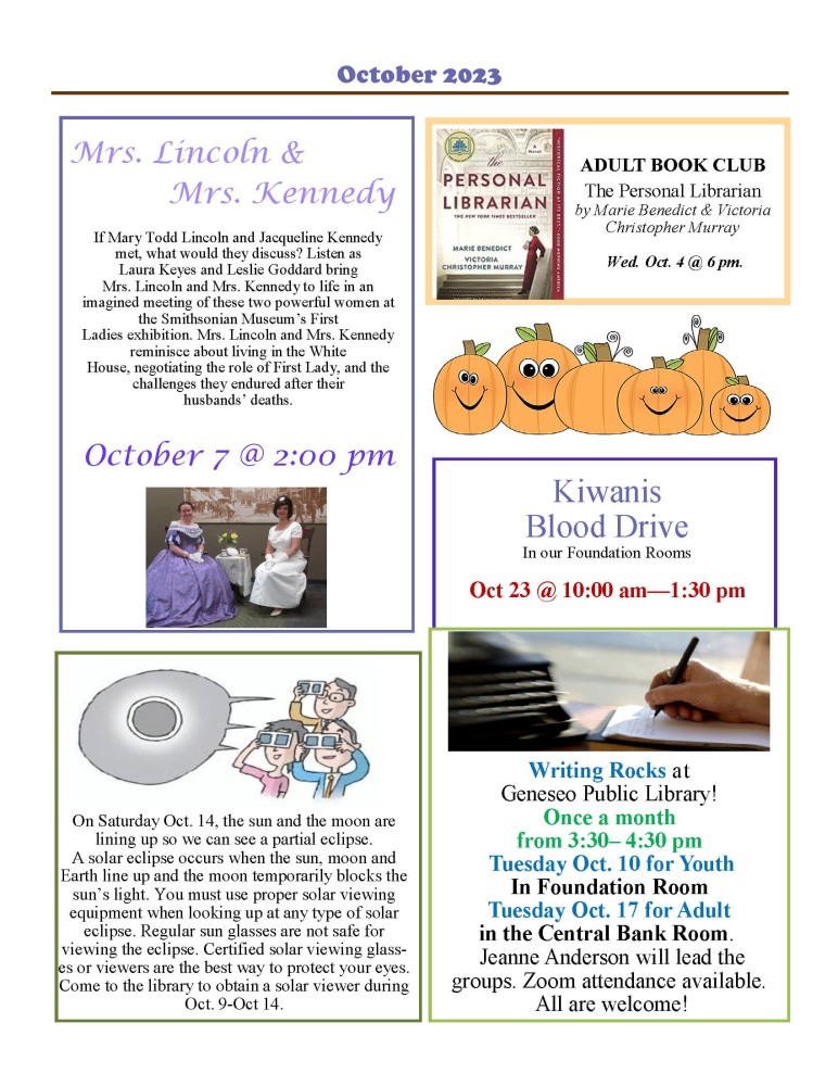 October Newsletter 2023 Page 3