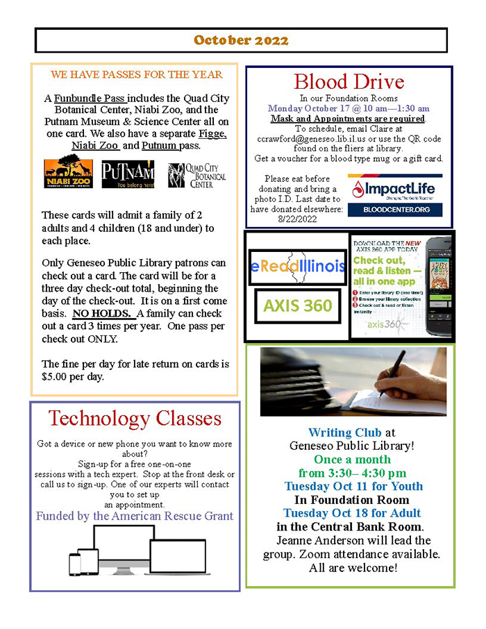 October Newsletter page 3