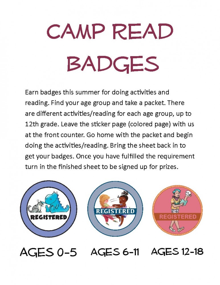 camp read badges