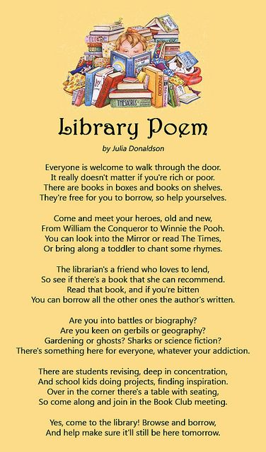 library poem