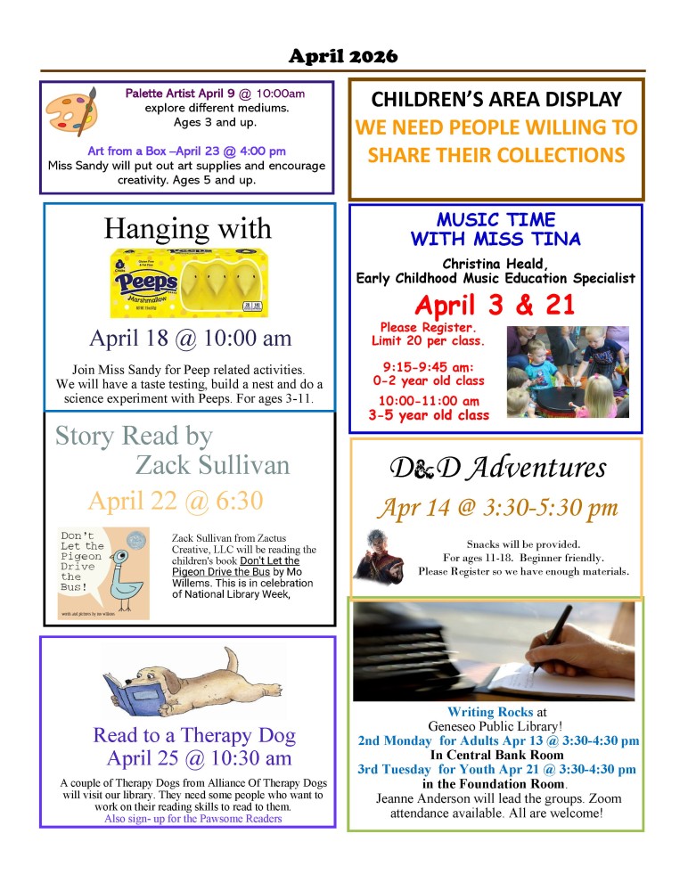 April 2026 Newsletter Page 2