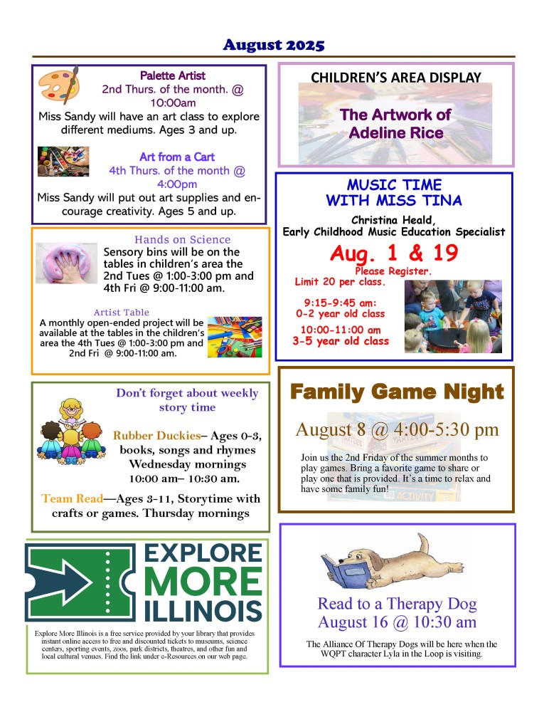 August 2025 Newsletter Page 2