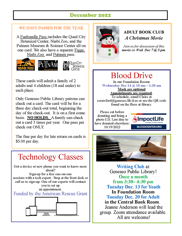 December 2022 Newsletter Page 3