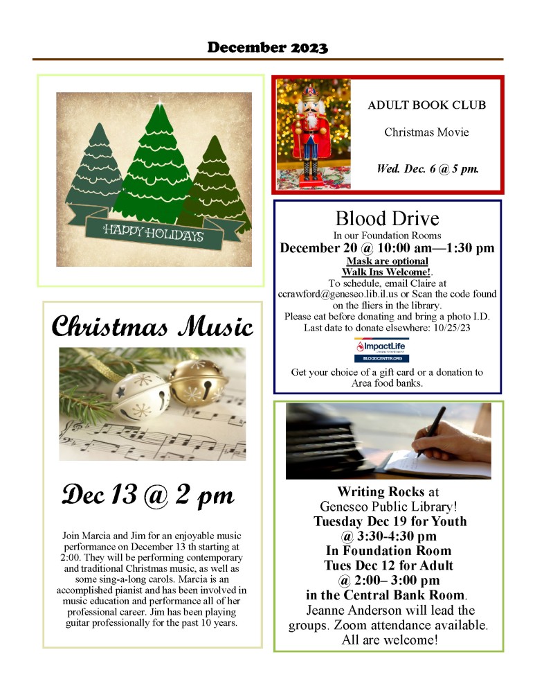 December 2023 Newsletter Page 3