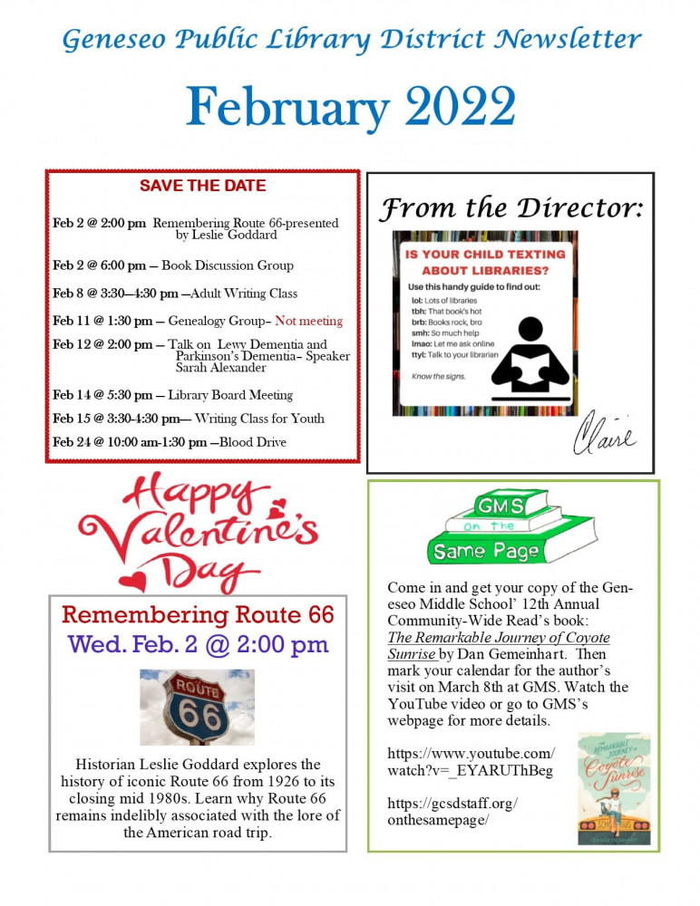 February Newsletter 2022