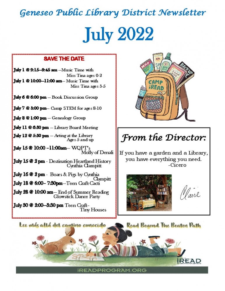 july 2022 newsletter page 1