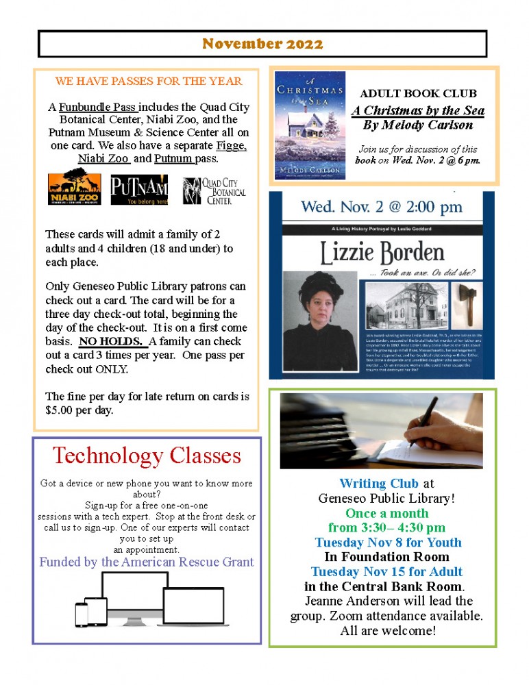 November 2022 Newsletter page 3