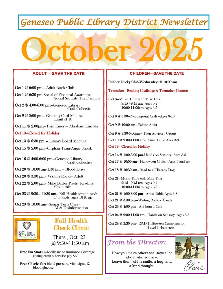 October 2025 Page 1