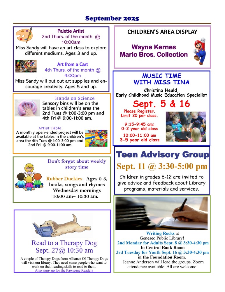 September 2025 Newsletter Page 2